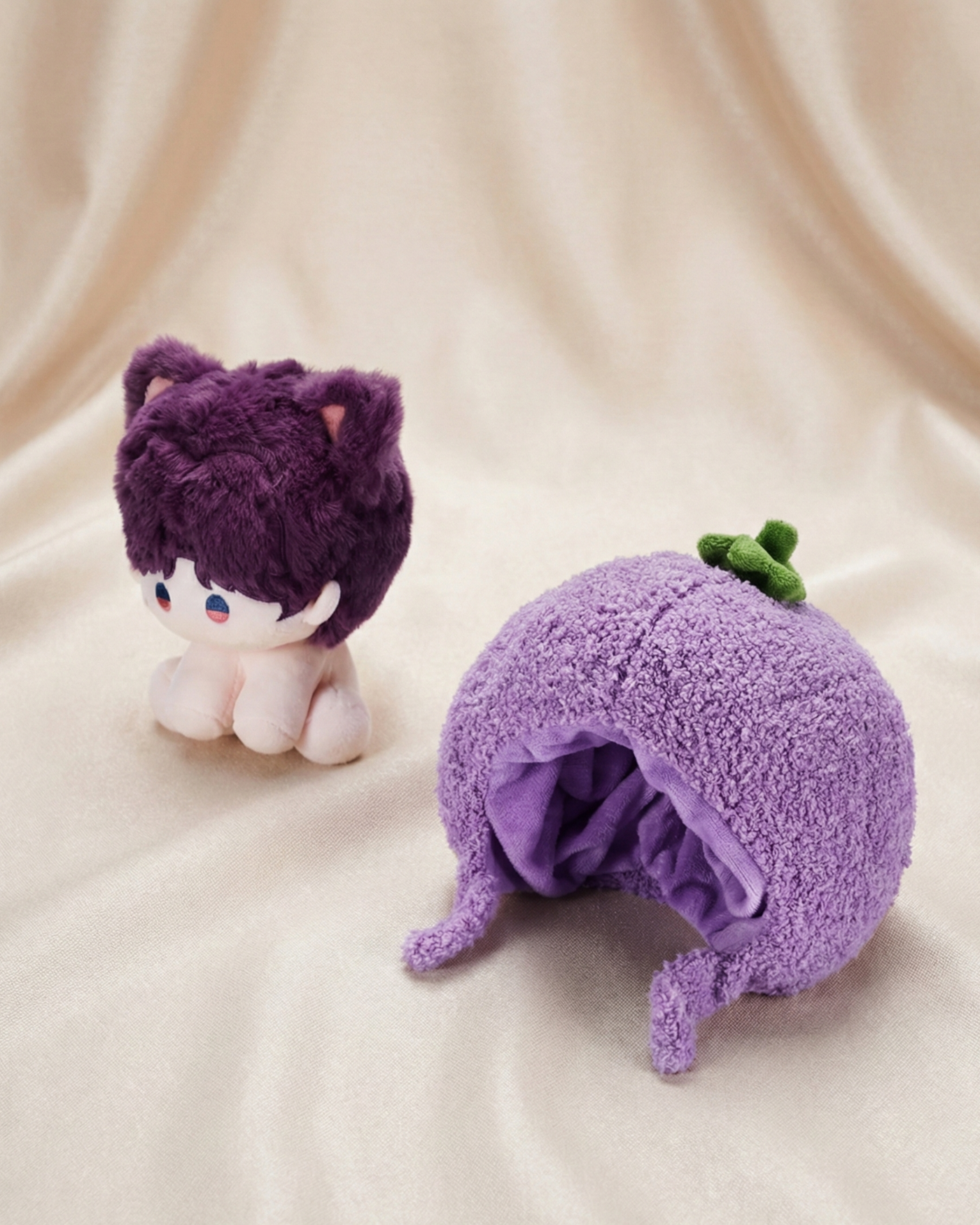 LADS - 15 cm (6 in) Sitting Plush Doll with Fruit Hood · Rafayel