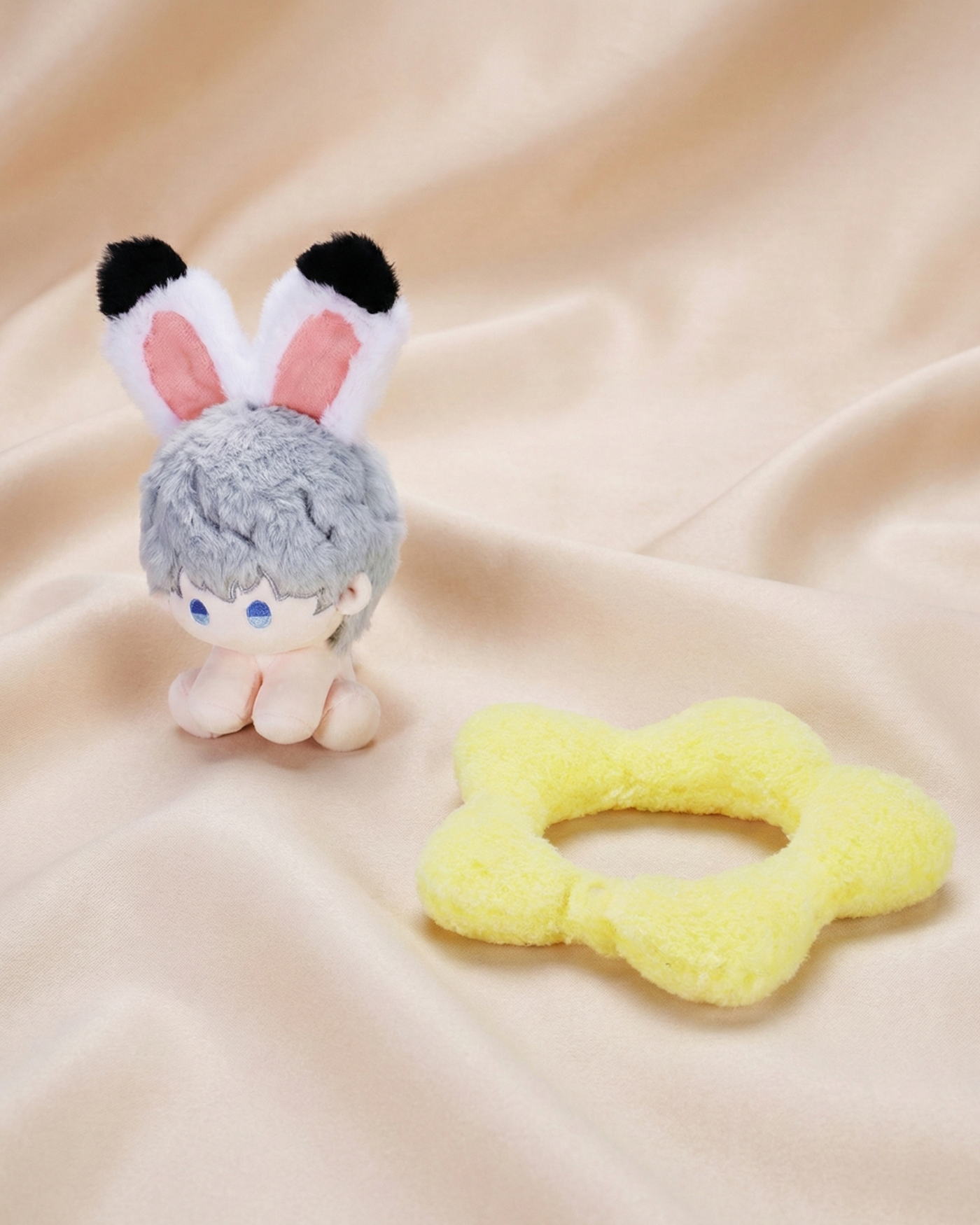 LADS - 15 cm (6 in) Sitting Plush Doll with Fruit Hood · Xavier