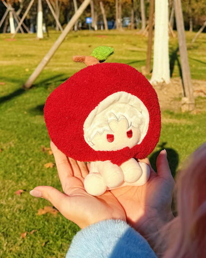 LADS - 15 cm (6 in) Sitting Plush Doll with Fruit Hood · Sylus