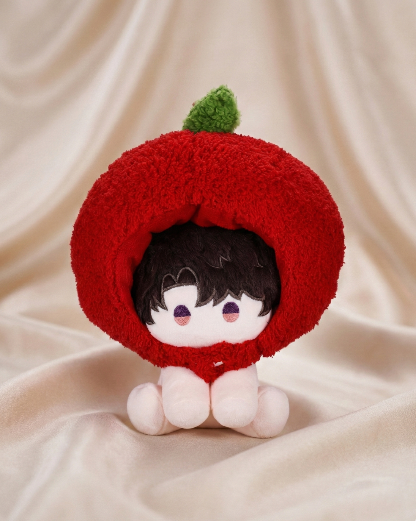 LADS - 15 cm (6 in) Sitting Plush Doll with Fruit Hood · Caleb