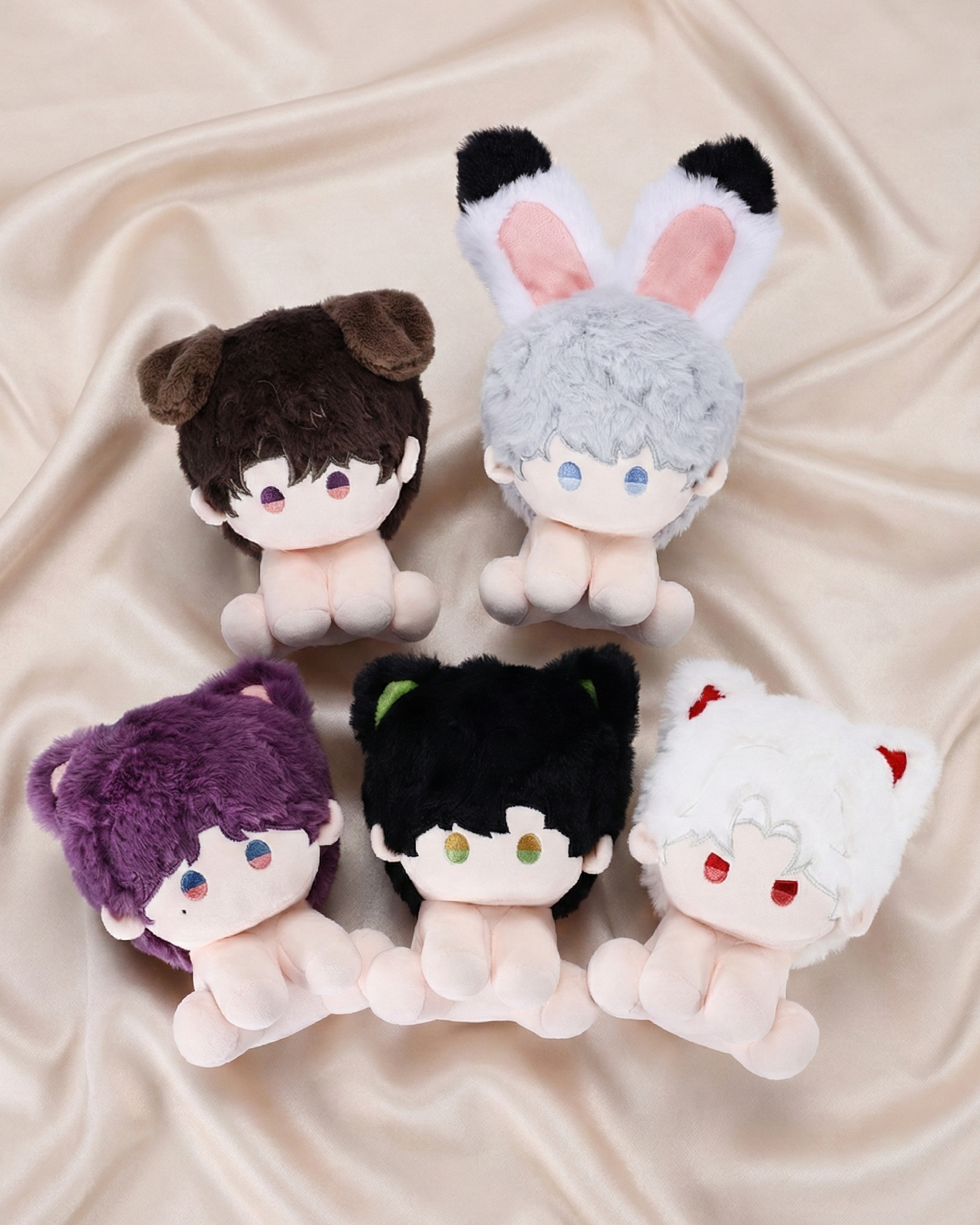 LADS - 15 cm (6 in) Sitting Plush Doll with Fruit Hood · Xavier