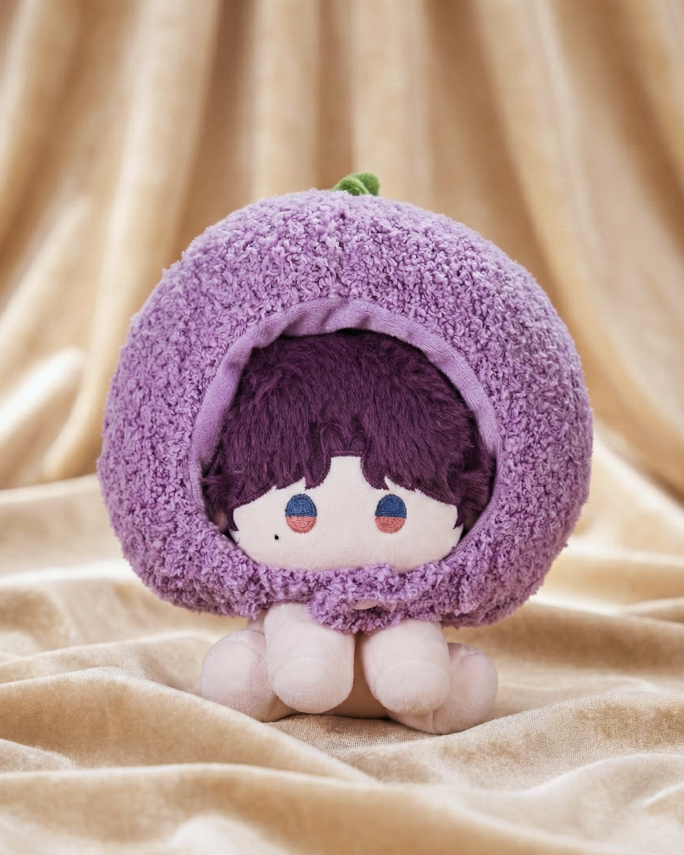 LADS - 15 cm (6 in) Sitting Plush Doll with Fruit Hood · Rafayel