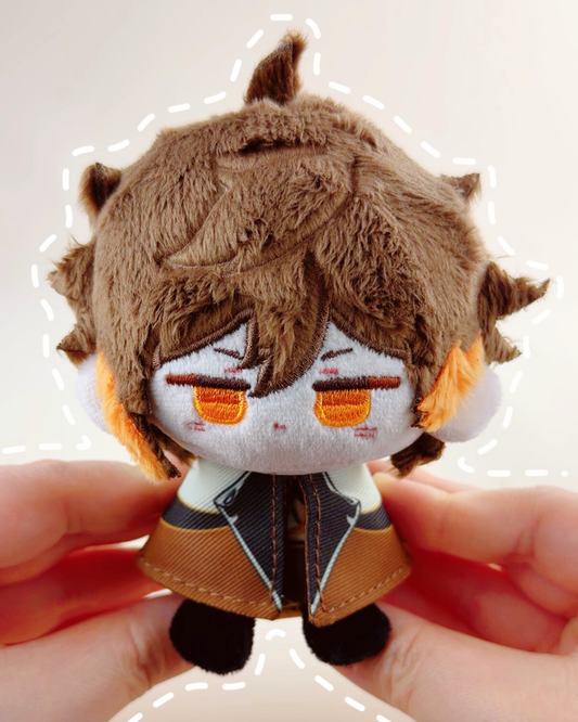 Genshin - 10 cm (4 in) Original Outfit Plush Doll · Zhongli